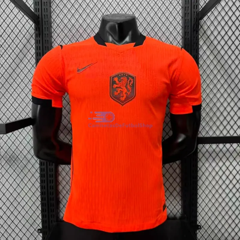 Camiseta Holanda Mundial 2026 1ª Equipación Naranja (EDICIÓN JUGADOR)