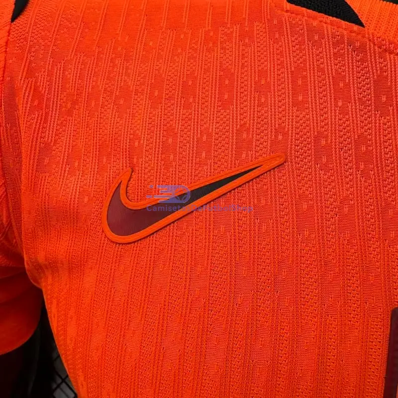 Camiseta Holanda Mundial 2026 1ª Equipación Naranja (EDICIÓN JUGADOR)