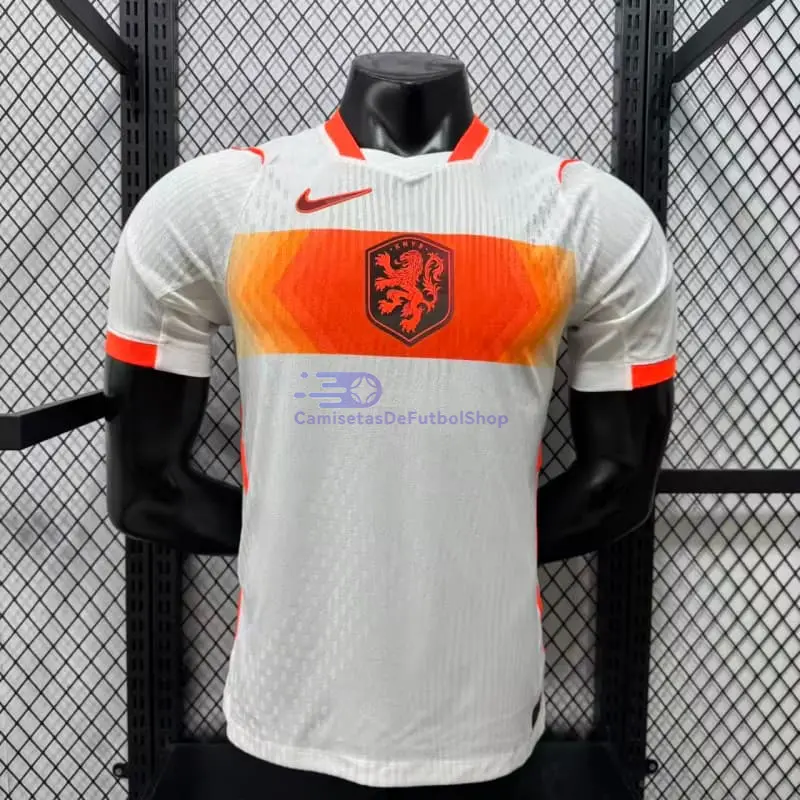 Camiseta Holanda Mundial 2026 2ª Equipación Blanco (EDICIÓN JUGADOR)
