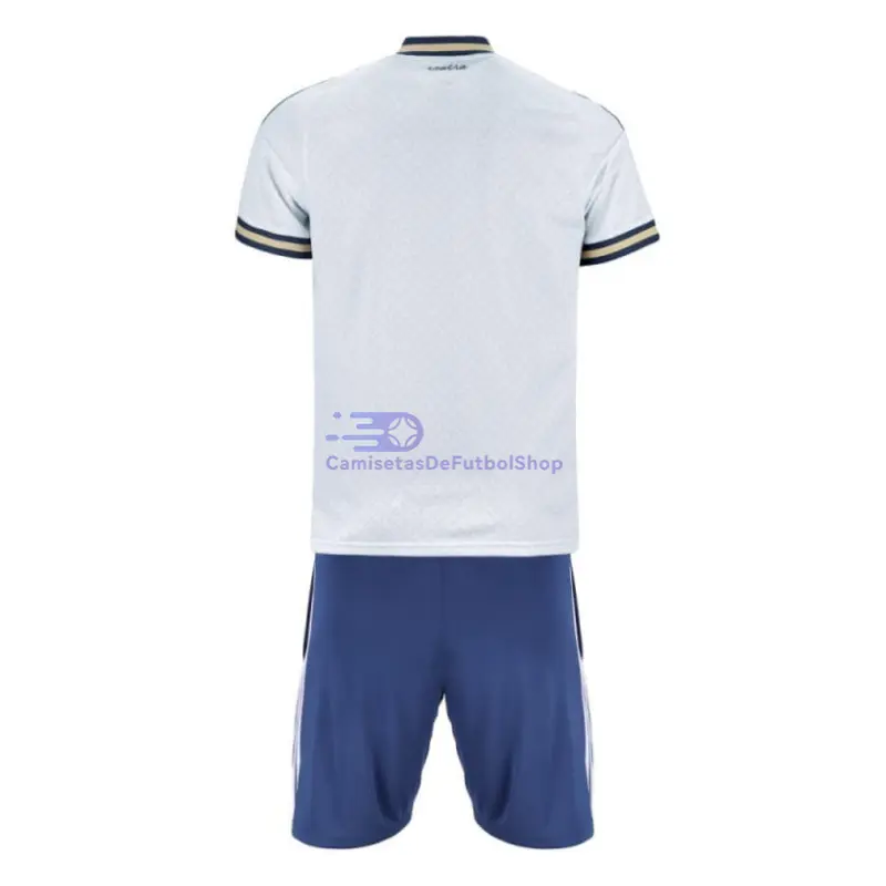 Camiseta Italia Mundial 2026 2ª Equipación Blanco Niño Kit