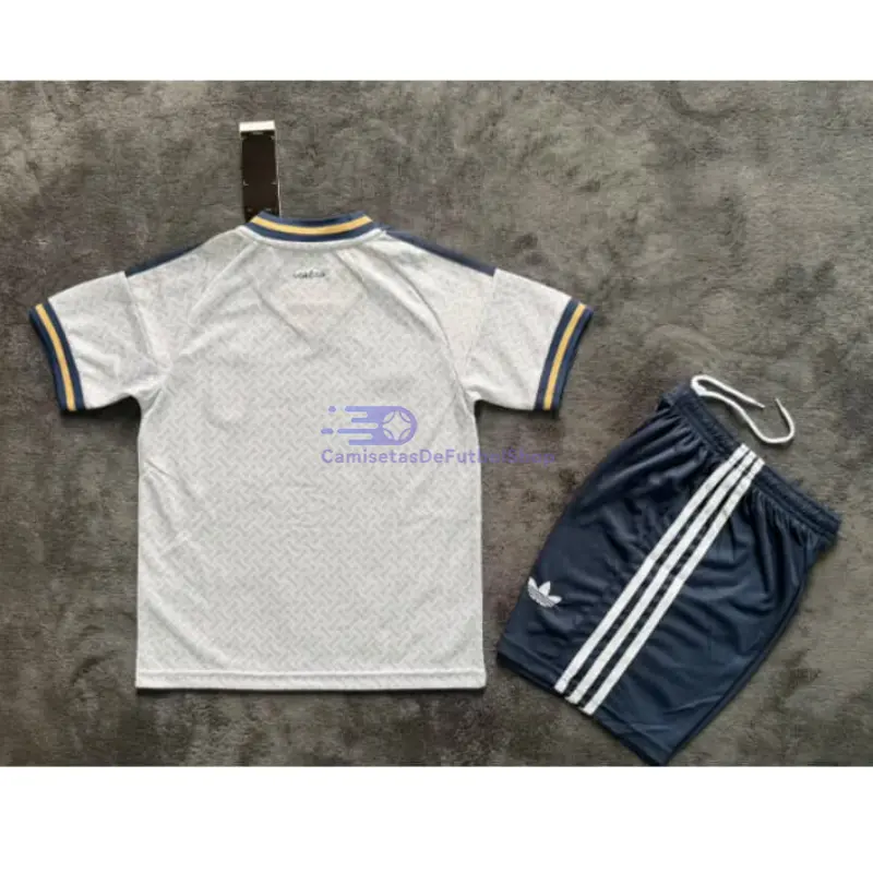 Camiseta Italia Mundial 2026 2ª Equipación Blanco Niño Kit