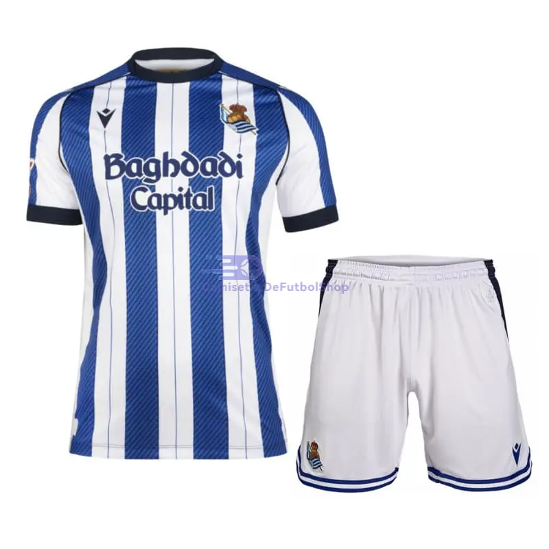 Camiseta Real Sociedad 2025/2026 1ª Equipación Niño Kit