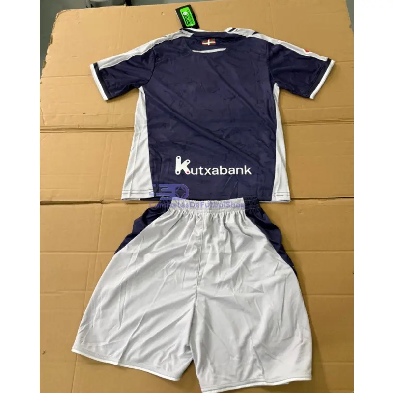 Camiseta Real Sociedad 2025/2026 2ª Equipación Niño Kit