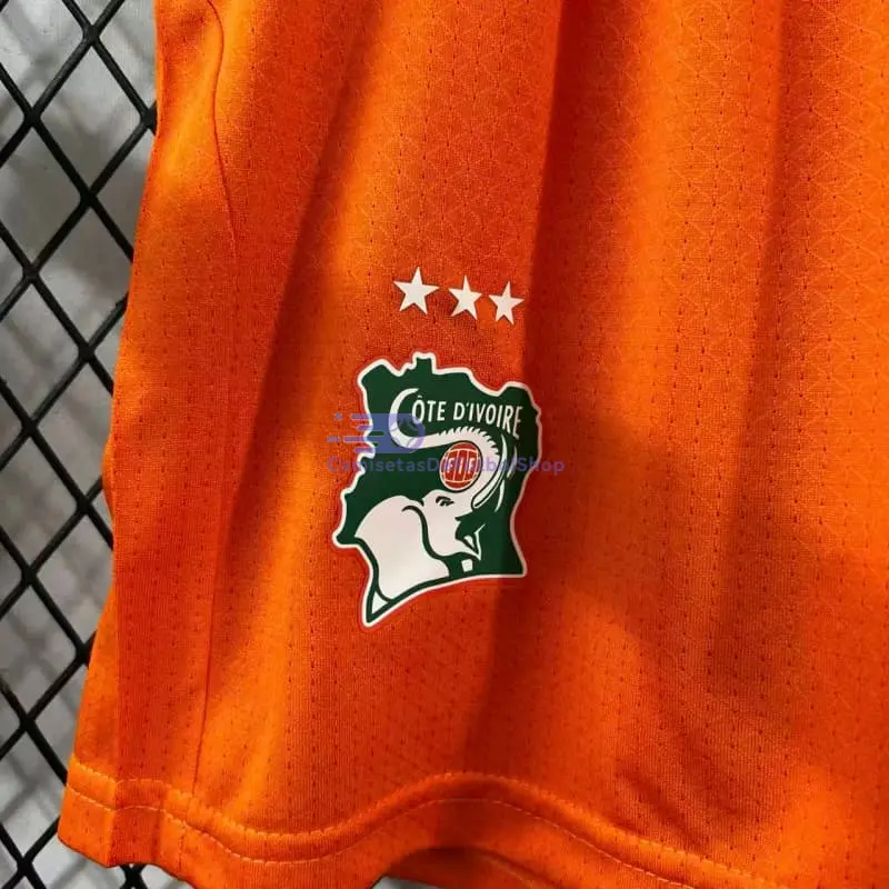 Pantalón Corto Costa de Marfil Mundial 2026 1ª Equipación Naranja (EDICIÓN JUGADOR)