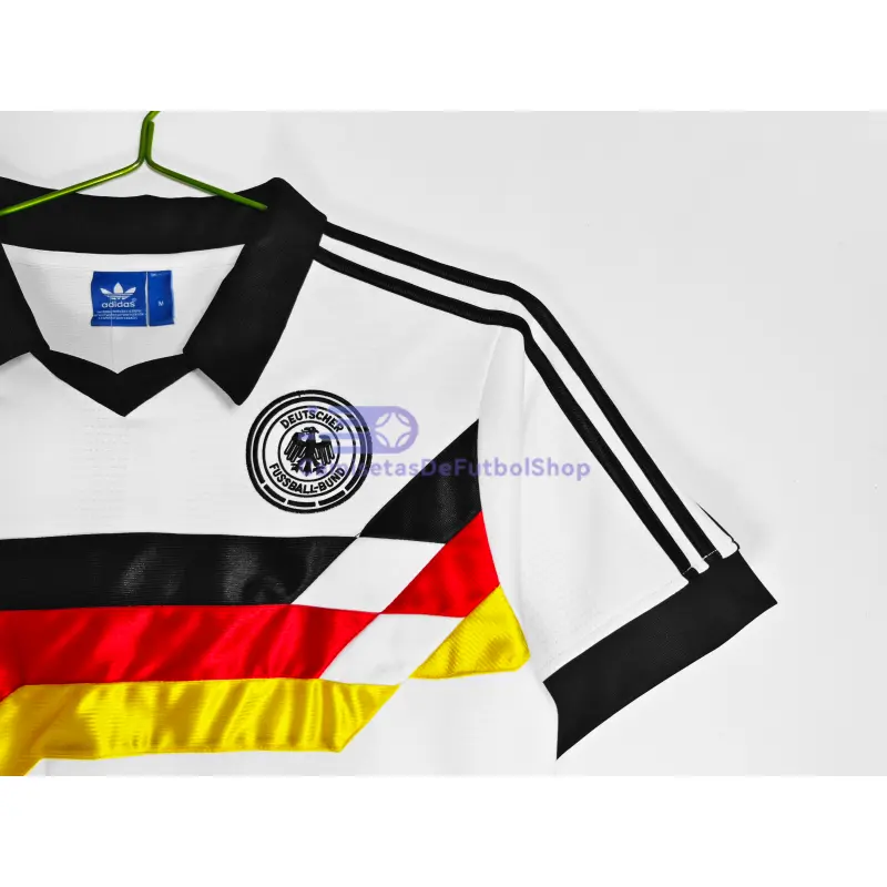 Camiseta Alemania 1988/1989 1ª Equipación Retro Blanco