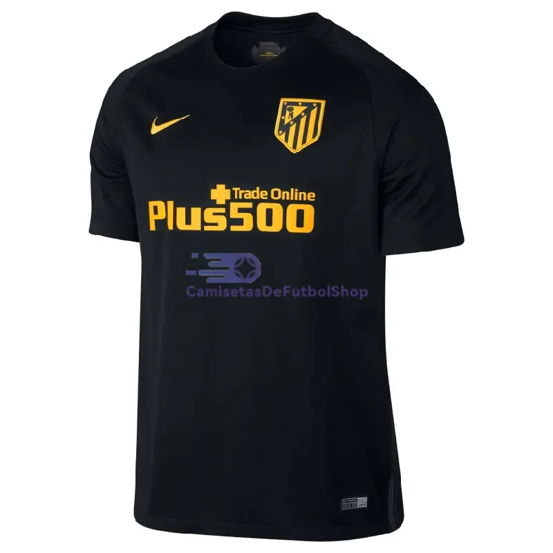 Camiseta Atletico de Madrid 2016/2017 2ª Equipación Retro Negro