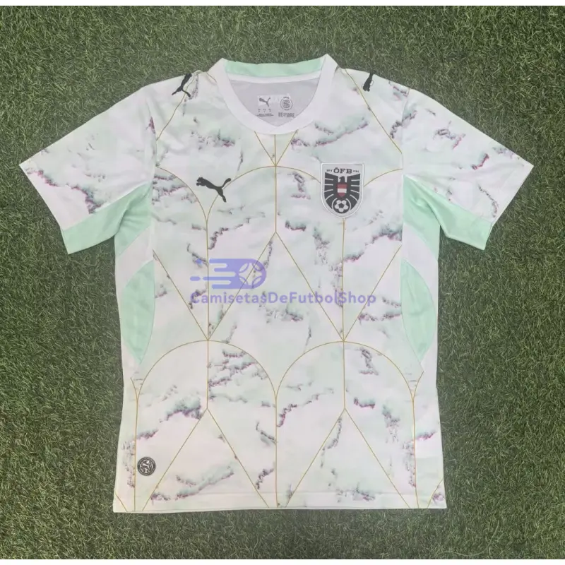 Camiseta Austria Mundial 2026 2ª Equipación Blanco
