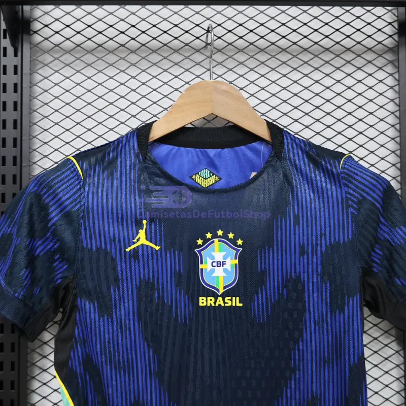 Camiseta Brasil Mundial 2026 2ª Equipación Azul Mujer (EDICIÓN JUGADOR)
