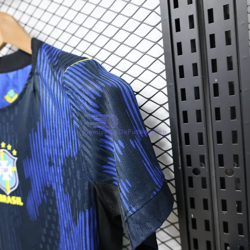 Camiseta Brasil Mundial 2026 2ª Equipación Azul Mujer (EDICIÓN JUGADOR)