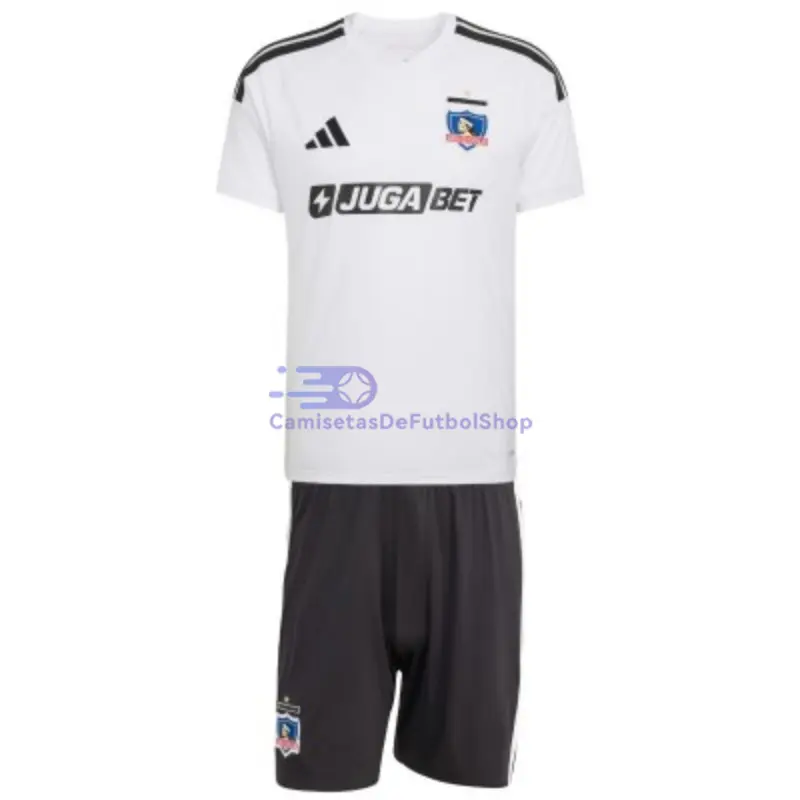 Camiseta Colo-Colo 2026/2027 1ª Equipación Blanco Niño Kit