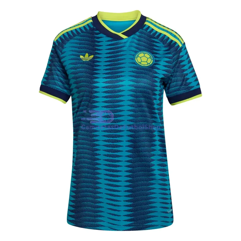 Camiseta Colombia Mundial 2026 2ª Equipación Azul Mujer