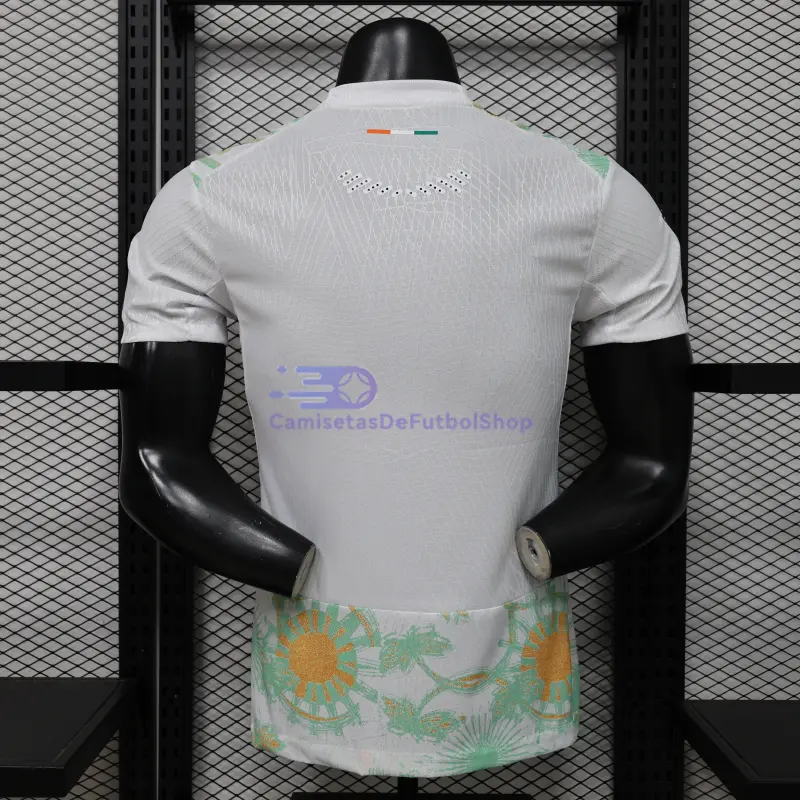 Camiseta Costa de Marfil Mundial 2026 2ª Equipación Blanco (EDICIÓN JUGADOR)