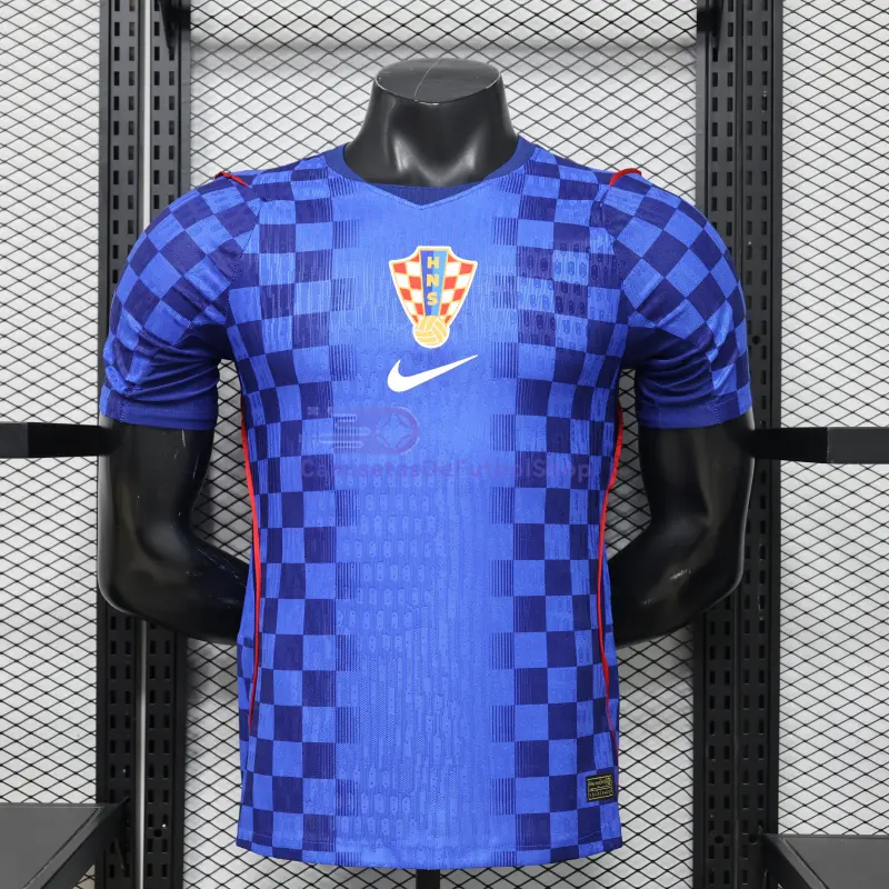 Camiseta Croacia Mundial 2026 2ª Equipación Azul (EDICIÓN JUGADOR)