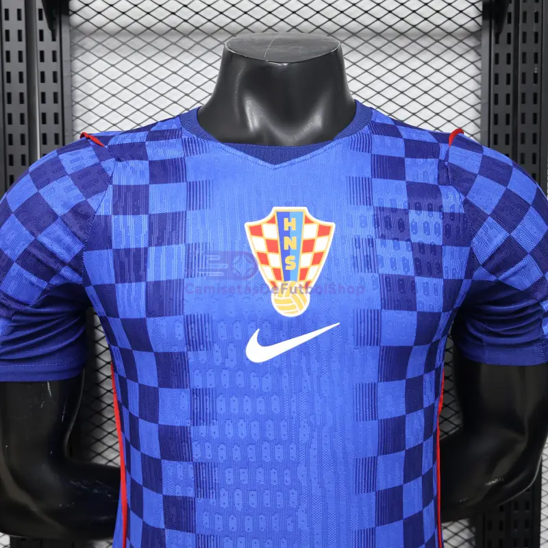 Camiseta Croacia Mundial 2026 2ª Equipación Azul (EDICIÓN JUGADOR)