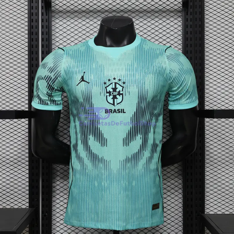 Camiseta de Portero Brasil Mundial 2026 Verde Menta (EDICIÓN JUGADOR)