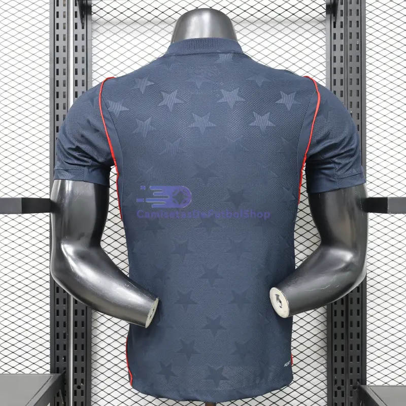 Camiseta EE.UU Mundial 2026 2ª Equipación Negro Obsidiana (EDICIÓN JUGADOR)