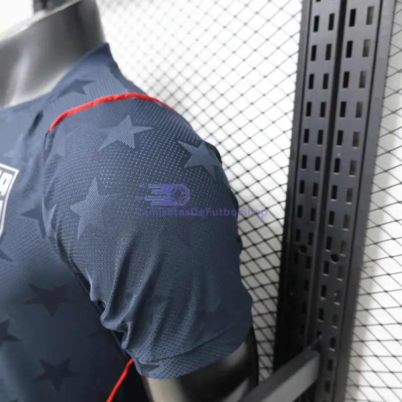 Camiseta EE.UU Mundial 2026 2ª Equipación Negro Obsidiana (EDICIÓN JUGADOR)