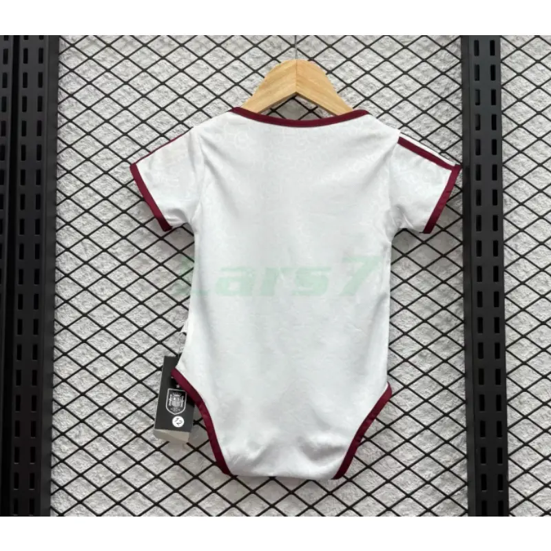 Camiseta España Mundial 2026 2ª Equipación Blanco Baby