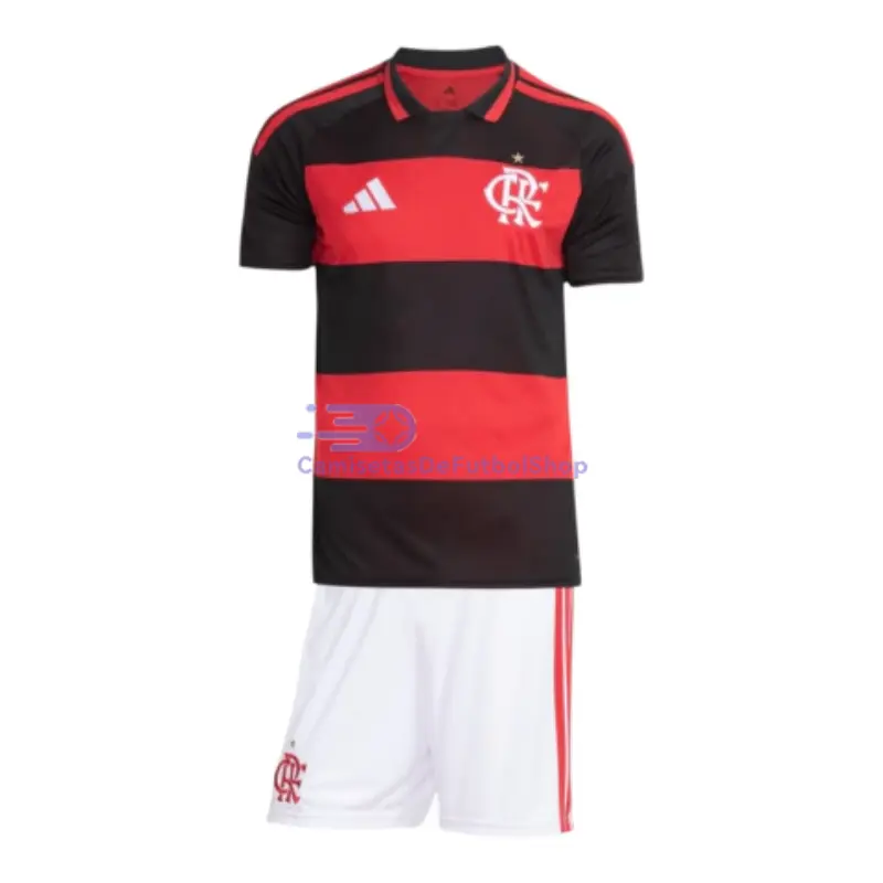 Camiseta Flamengo 2026/2027 1ª Equipación Rojo/Negro Niño Kit