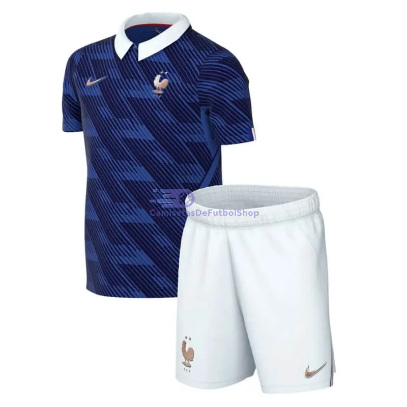 Camiseta Francia Mundial 2026 1ª Equipación Niño Kit