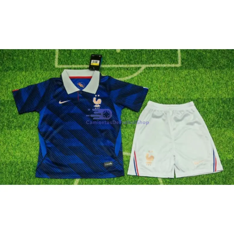 Camiseta Francia Mundial 2026 1ª Equipación Niño Kit