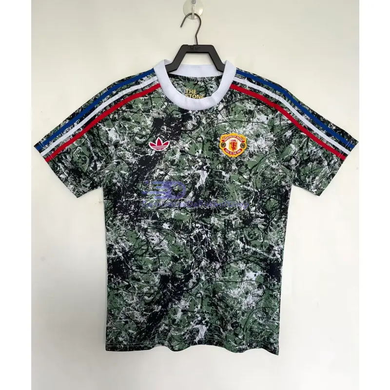 Camiseta Manchester United x Stone Roses 2026/2027 Edición Especial Gris/Verde