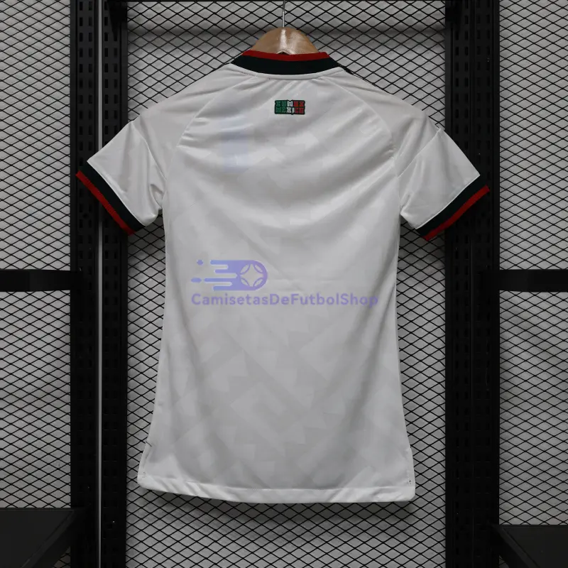 Camiseta México Mundial 2026 2ª Equipación Blanco Mujer (EDICIÓN JUGADOR)