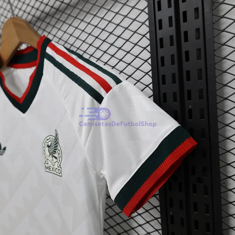 Camiseta México Mundial 2026 2ª Equipación Blanco Mujer (EDICIÓN JUGADOR)