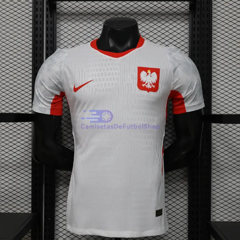 Camiseta Polonia Mundial 2026 1ª Equipación Blanco (EDICIÓN JUGADOR)