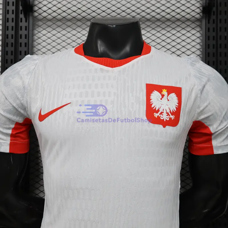 Camiseta Polonia Mundial 2026 1ª Equipación Blanco (EDICIÓN JUGADOR)
