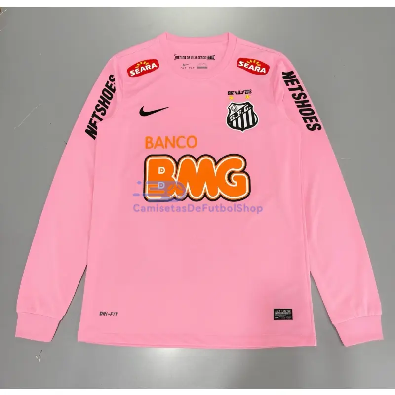 Camiseta Santos FC Retro 2012/2013 ML Rosa