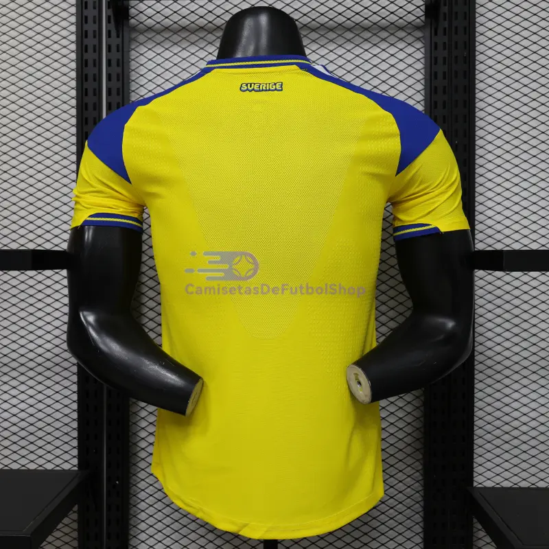 Camiseta Suecia Mundial 2026 1ª Equipación Amarillo (EDICIÓN JUGADOR)