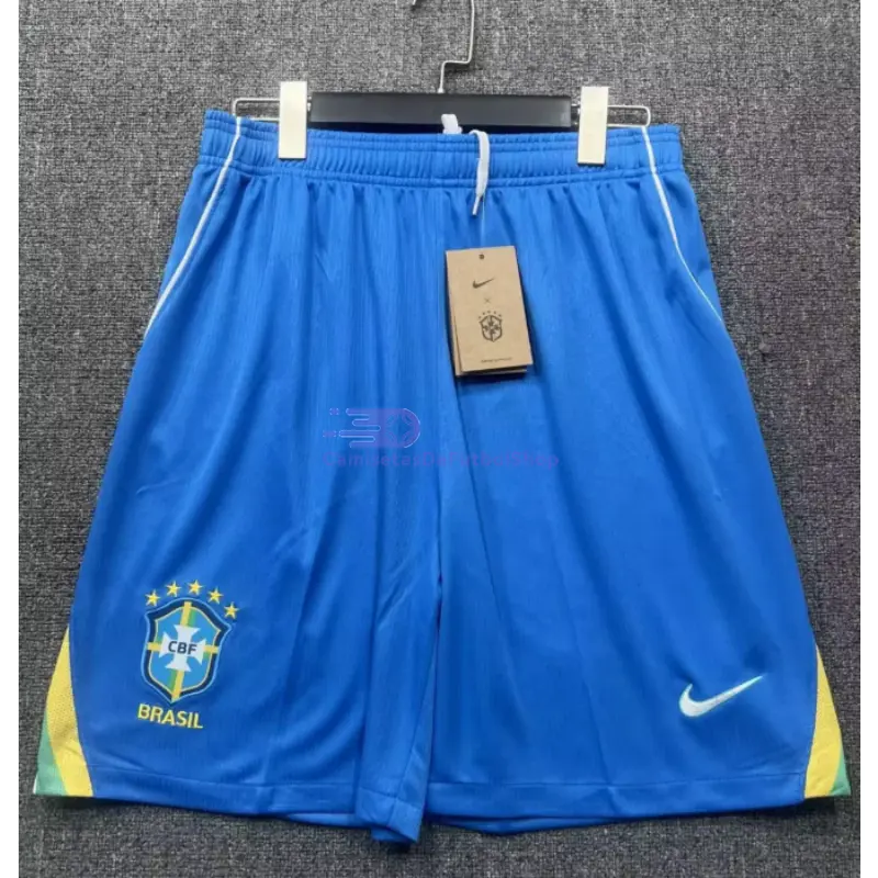Pantalón Corto Brasil Mundial 2026 1ª Equipación Azul
