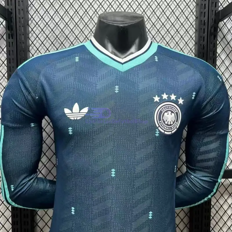 Camiseta Alemania Mundial 2026 2ª Equipación ML Azul (EDICIÓN JUGADOR)