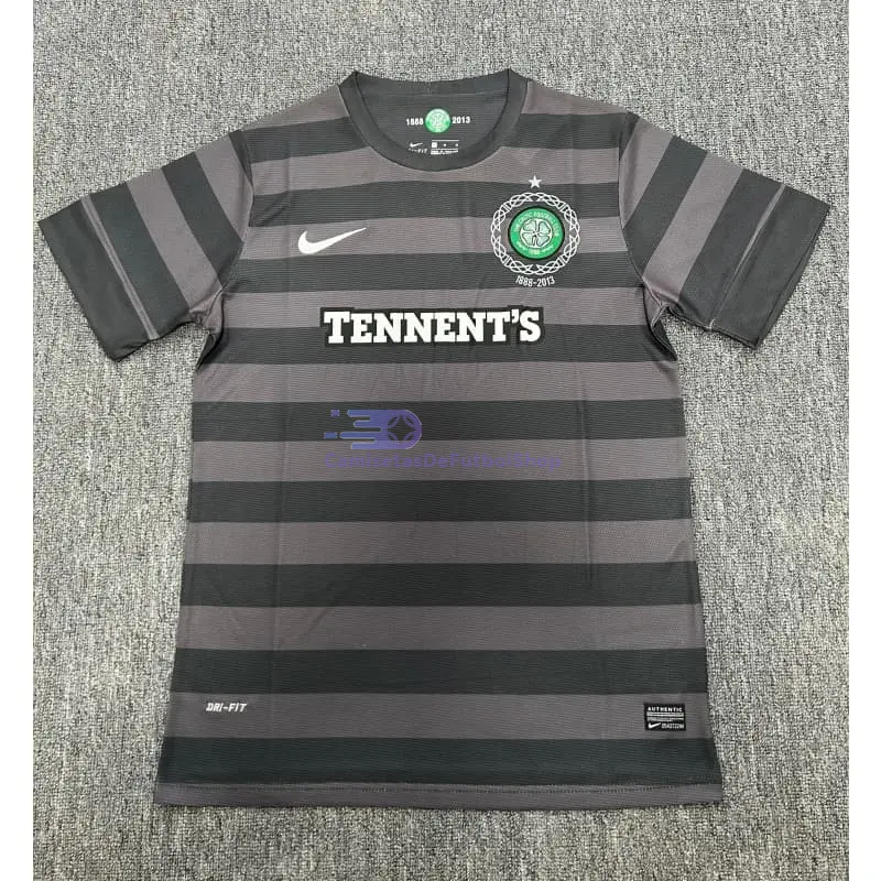 Camiseta Celtic 2012/2013 2ª Equipación Retro Gris/Negro