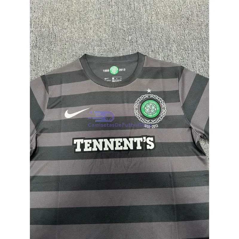 Camiseta Celtic 2012/2013 2ª Equipación Retro Gris/Negro