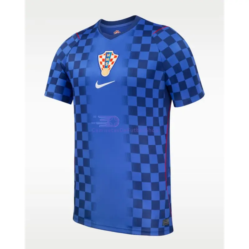 Camiseta Croacia Mundial 2026 2ª Equipación Azul