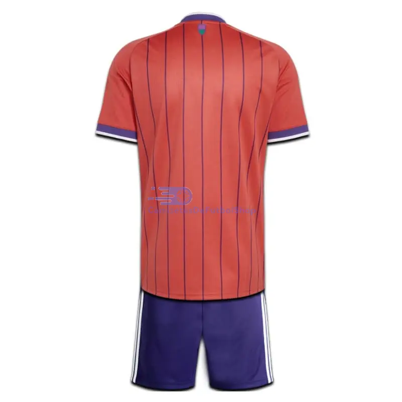 Camiseta Escocia Mundial 2026 2ª Equipación Rosa Niño Kit