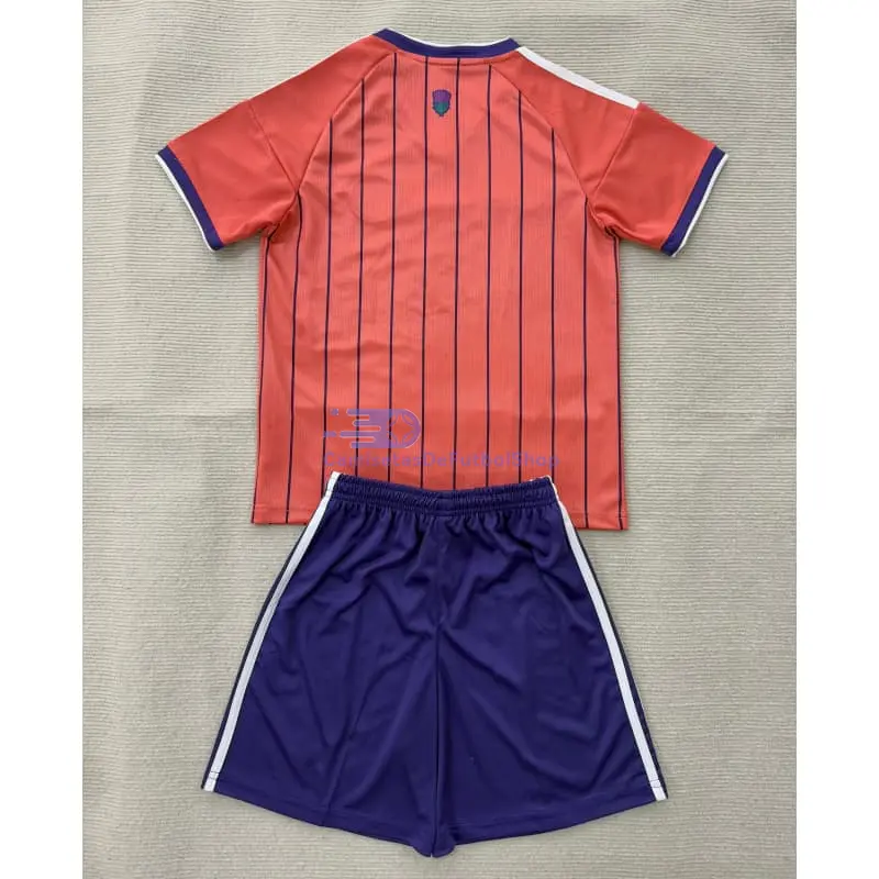 Camiseta Escocia Mundial 2026 2ª Equipación Rosa Niño Kit