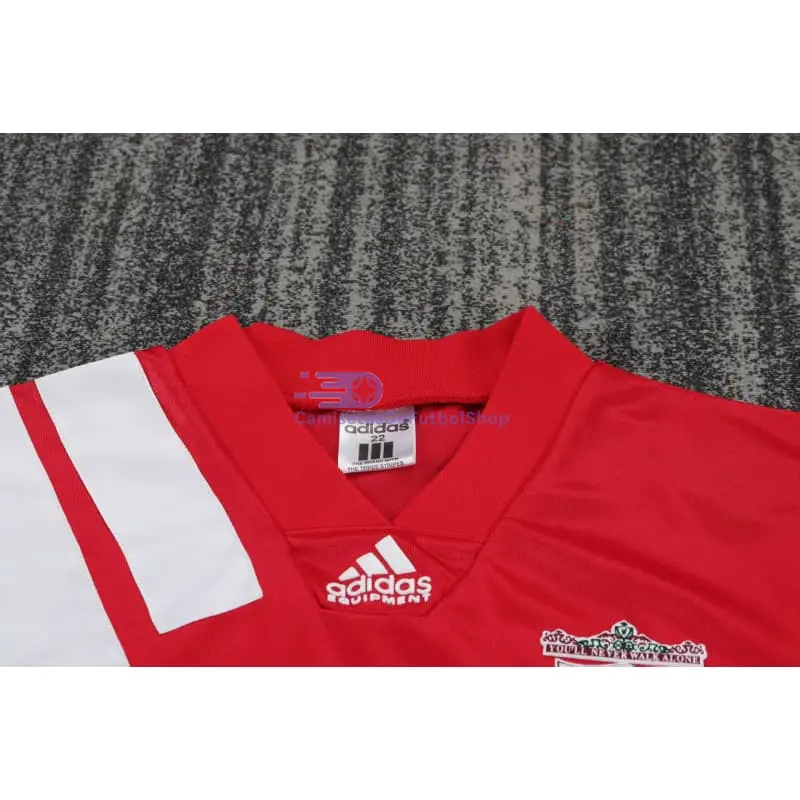 Camiseta Liverpool 1992/1993 1ª Equipación Retro Rojo Niño Kit
