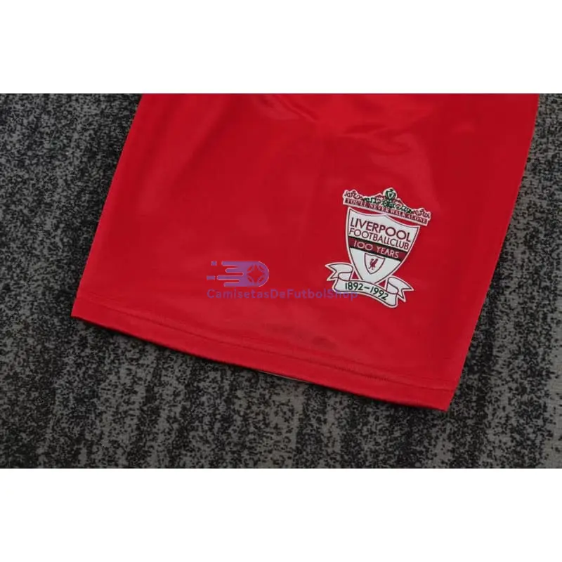 Camiseta Liverpool 1992/1993 1ª Equipación Retro Rojo Niño Kit
