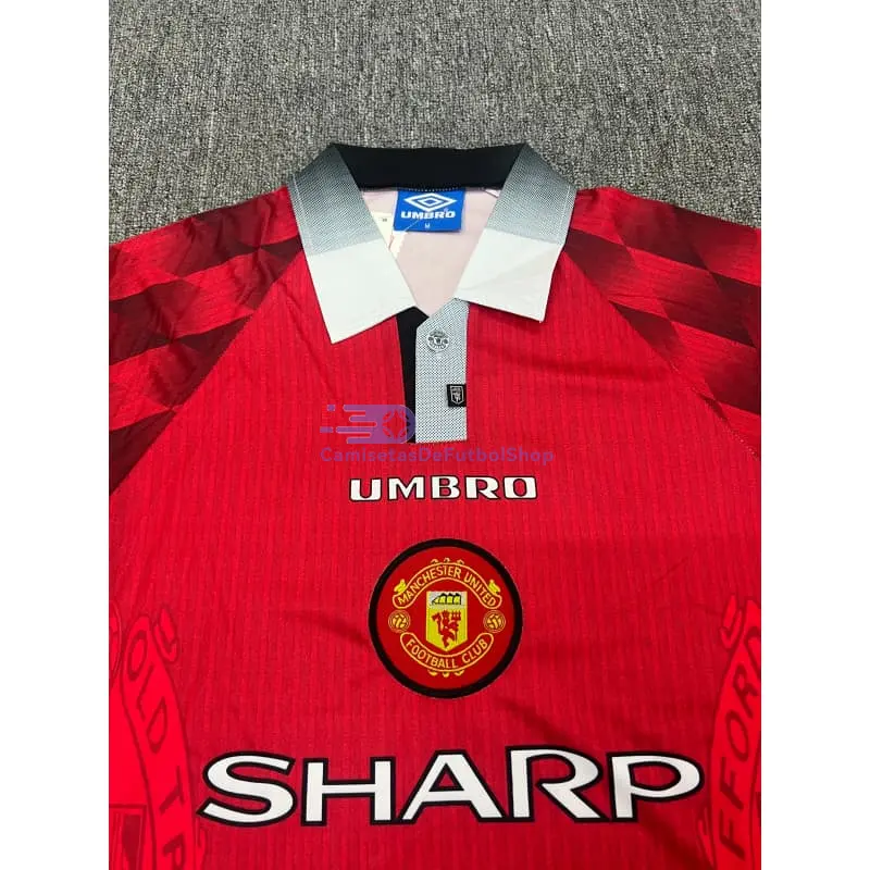 Camiseta Manchester United 1996/1998 1ª Equipación Retro ML Rojo
