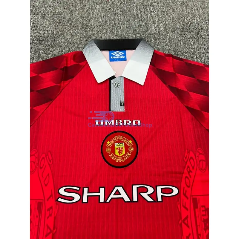 Camiseta Manchester United 1996/1998 1ª Equipación Retro Rojo