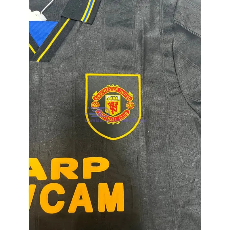 Camiseta Manchester United 1993/1994 2ª Equipación Retro Negro
