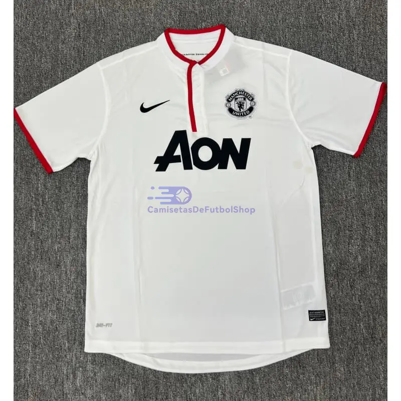 Camiseta Manchester United 2012/2013 2ª Equipación Retro Blanco