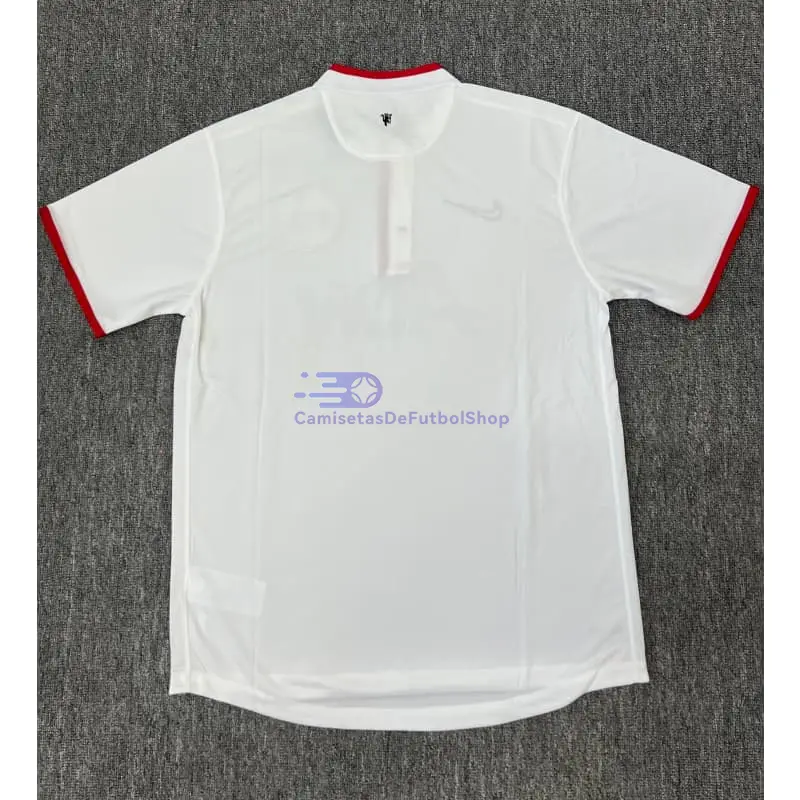 Camiseta Manchester United 2012/2013 2ª Equipación Retro Blanco