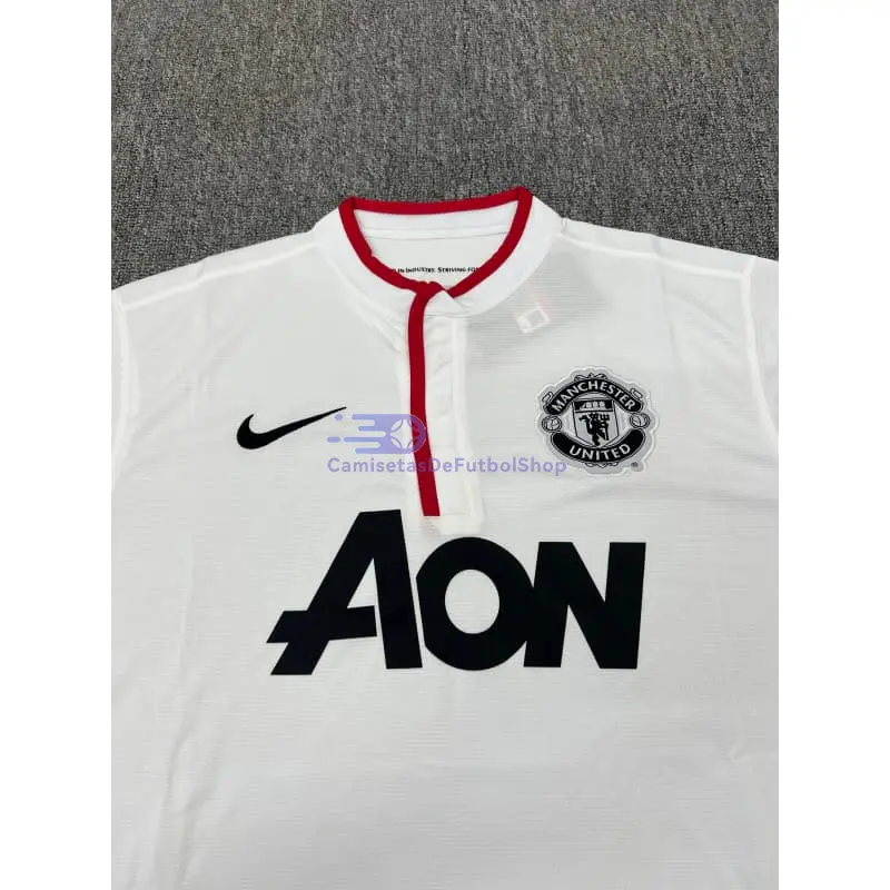 Camiseta Manchester United 2012/2013 2ª Equipación Retro Blanco