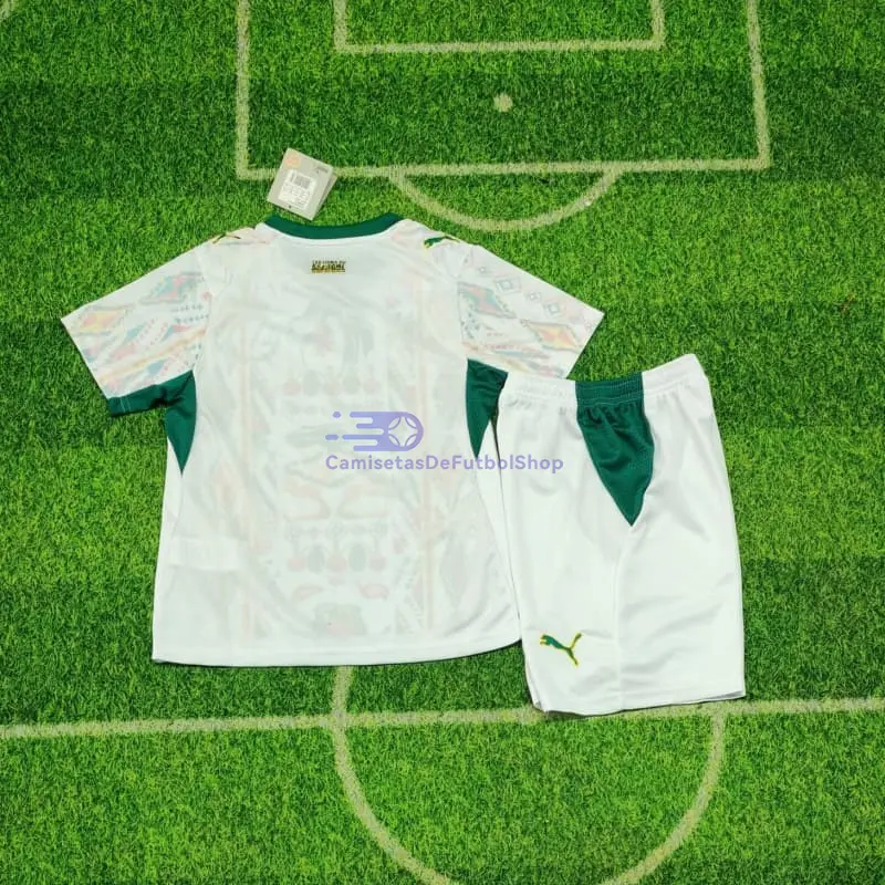 Camiseta Senegal Mundial 2026 1ª Equipación Blanco Niño Kit
