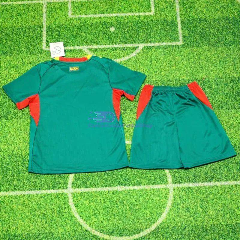 Camiseta Senegal Mundial 2026 2ª Equipación Verde Niño Kit