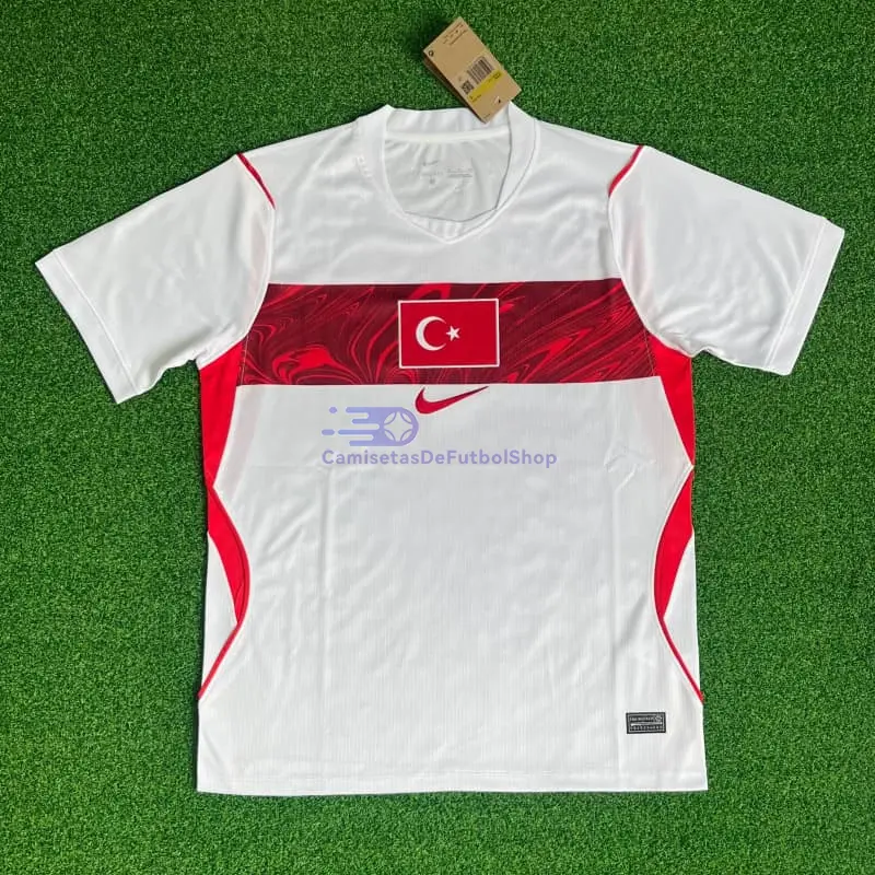 Camiseta Turquía Mundial 2026 2ª Equipación Blanco